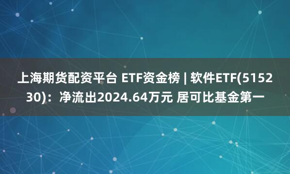 上海期货配资平台 ETF资金榜 | 软件ETF(515230)：净流出2024.64万元 居可比基金第一