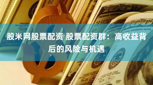 股米网股票配资 股票配资群:高收益背后的风险与机遇